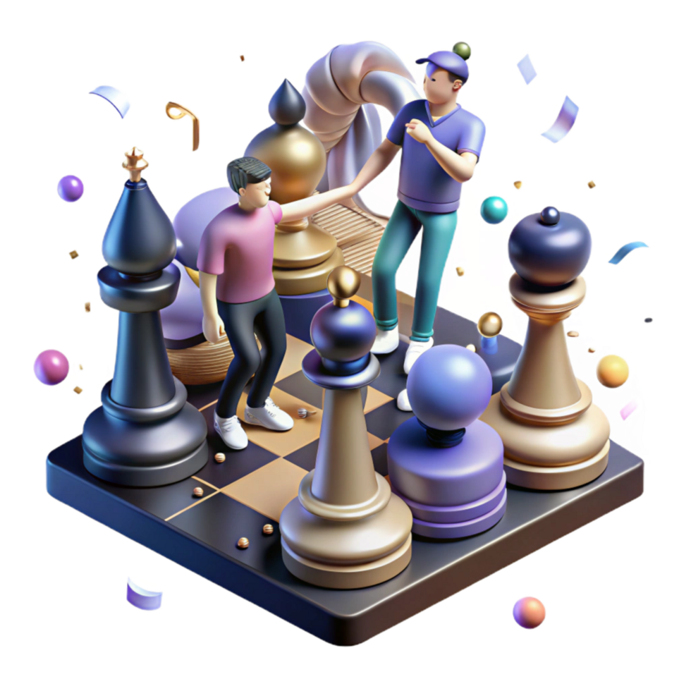 beautiful artistic Group of People Playing Music Together Isolated Element high resolution png