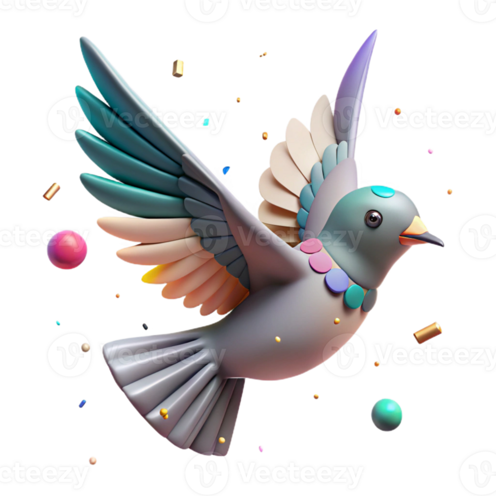 dramatic rustic Preserving Wildlife Bird in Flight Isolated detailed png