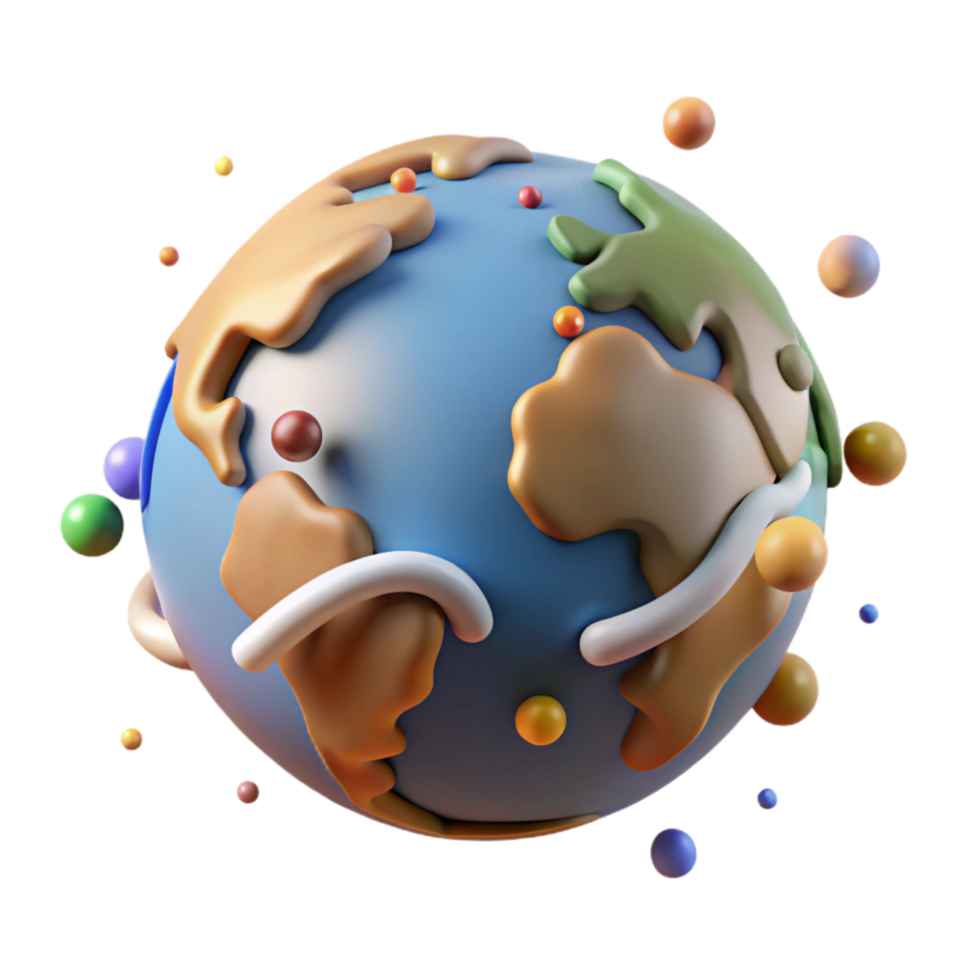 elegant creative Protecting Our Future Globe Icon Isolated genuine png
