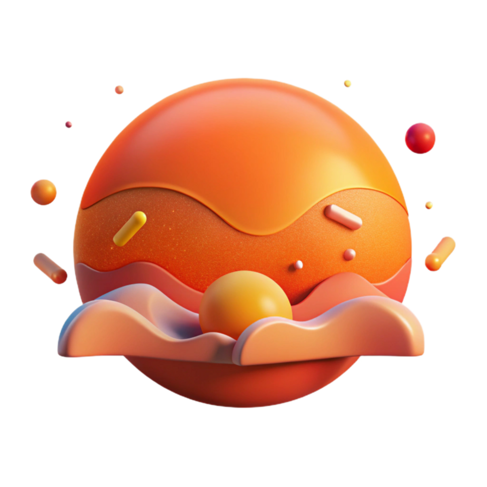 wonderful creative Orange and Red Sunset Sky Gradient Transparent Background high resolution png