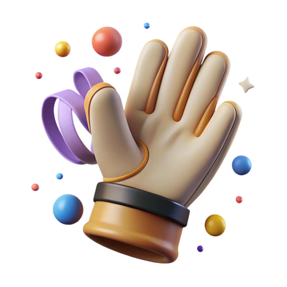 dramatic classic Glove Wearing Icon Cutout Illustration high quality png