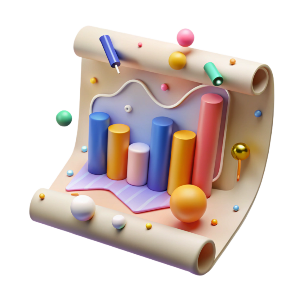 beautiful traditional Market Analysis Perspective Projection Isolated authentic png