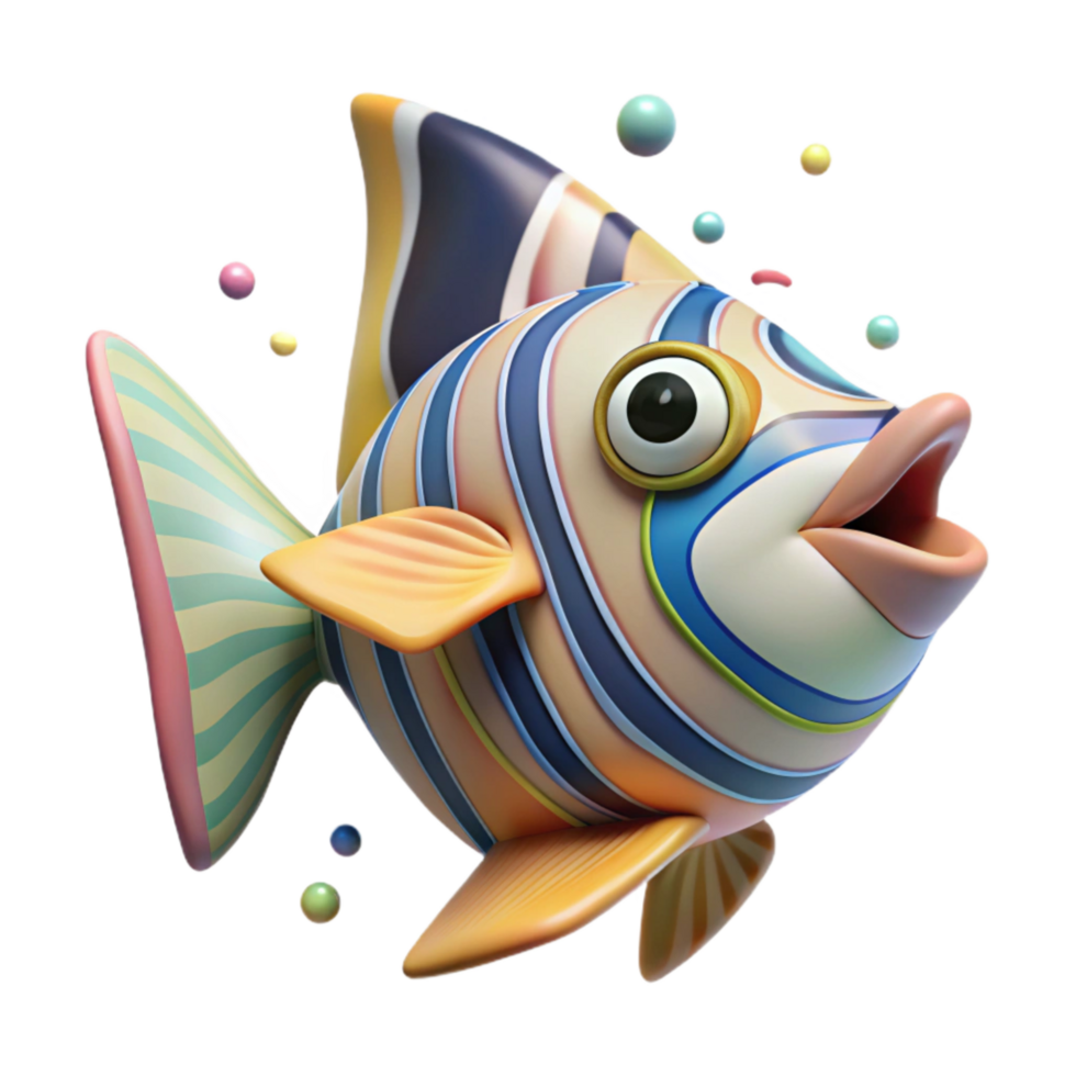 beautiful abstract Picasso Triggerfish Isolated Abstract Pattern professional png