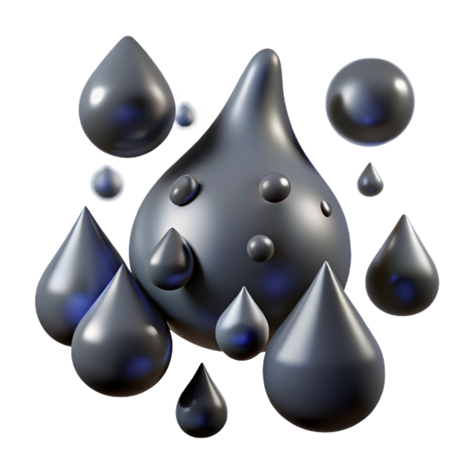 beautiful abstract Rain Drops Falling Isolated Transparent Background premium png