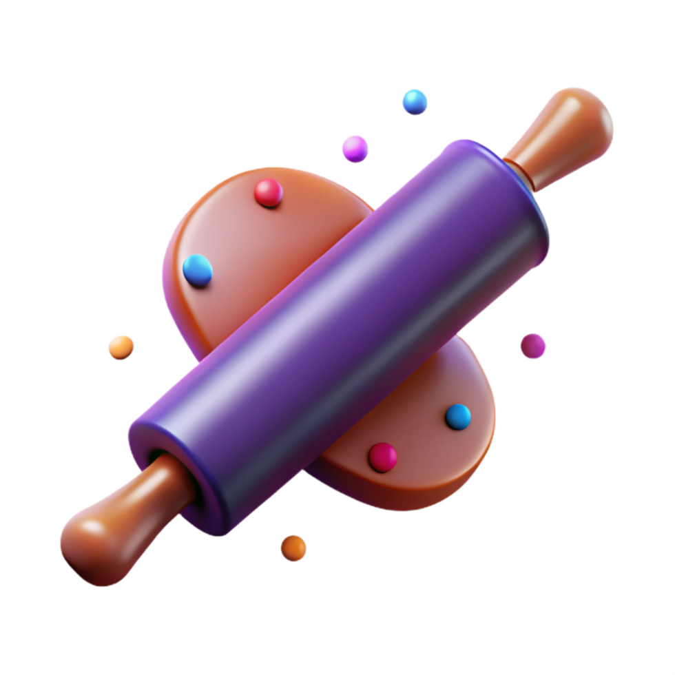 beautiful abstract Rolling Pin Side View Transparent Cutout exclusive png