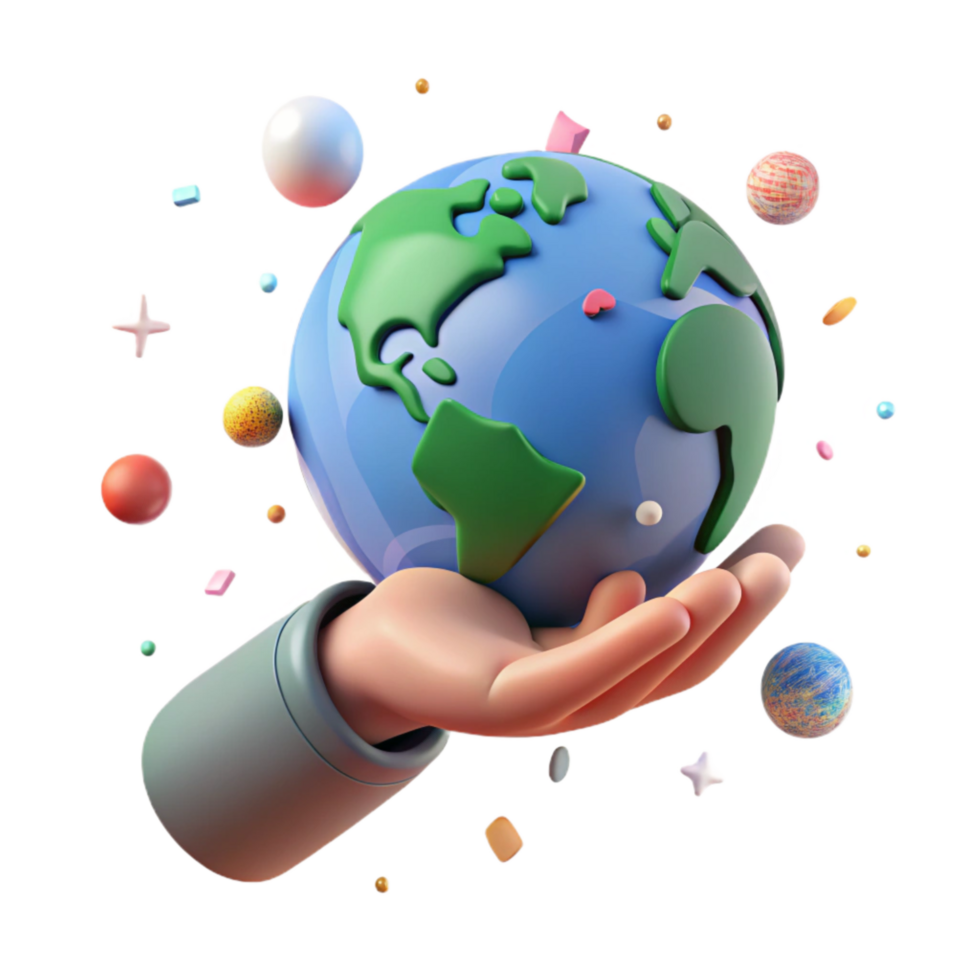 stunning contemporary Hand Holding Earth Globe Soft Lighting Cutout high quality png