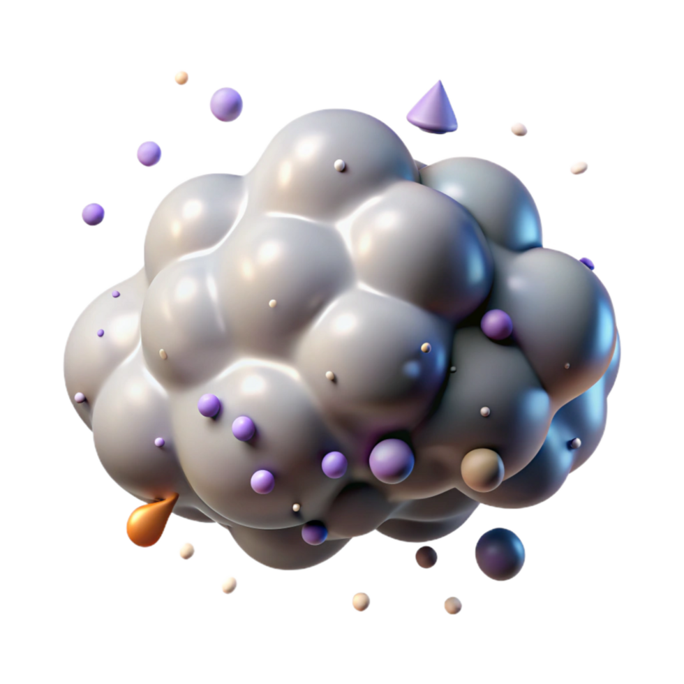 beautiful creative Isolated Hail Cloud Cutout high quality png