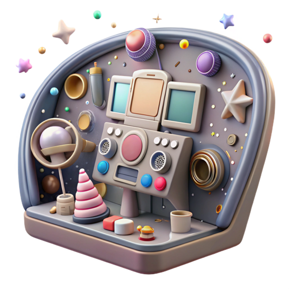 elegant rustic Spacecraft Interior Control Panel Cutout Transparent Background exclusive png