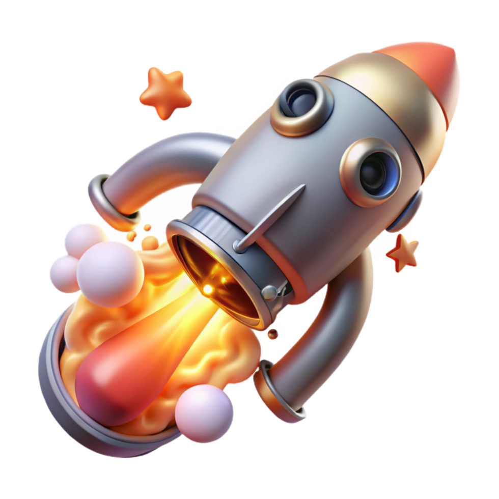 wonderful minimalist Spaceship Engine Exhaust Flames Isolated high quality png