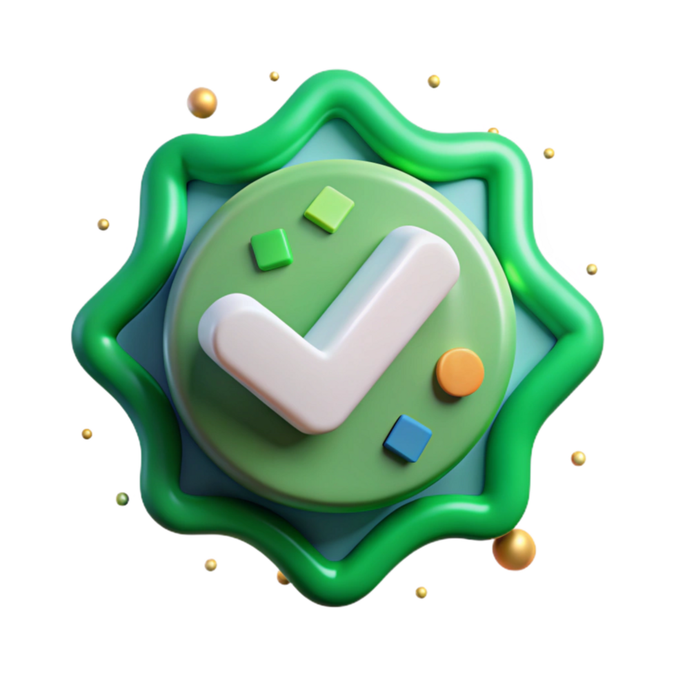 impressive traditional Green Checkmark Icon Transparent Background authentic png