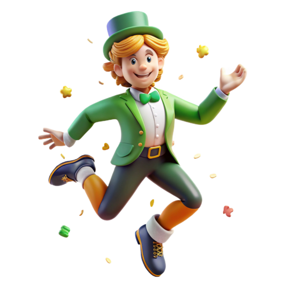 serene modern Irish Step Dancer Flying Feet Motion Blur Transparent Background png
