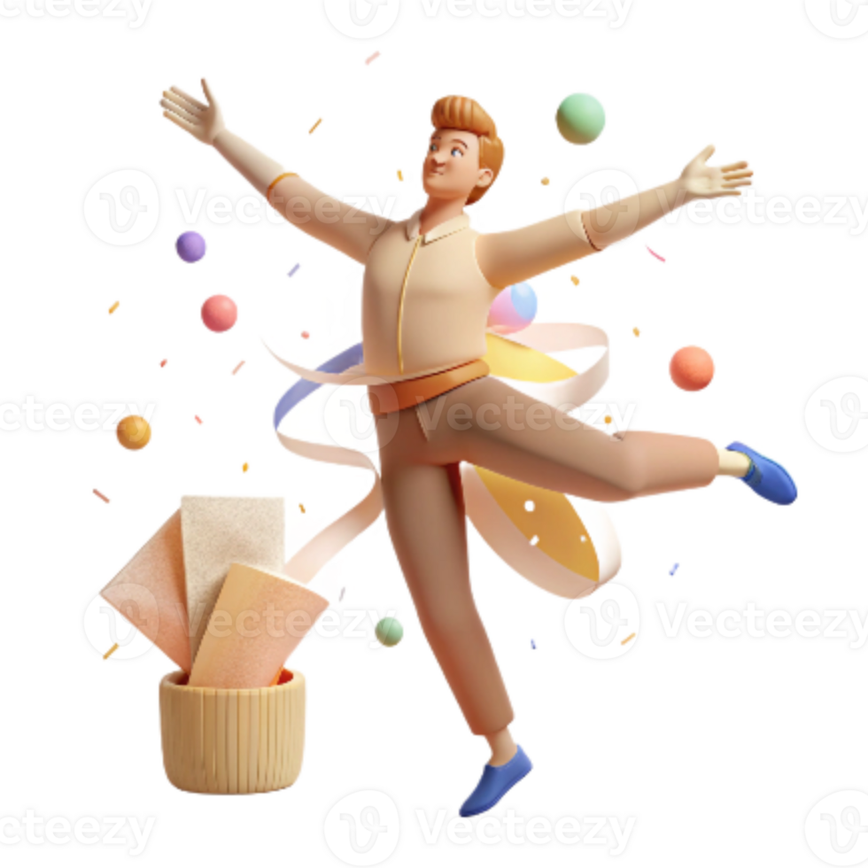 extraordinary rustic Modern Dance Pose with Extended Limbs Isolated high quality png