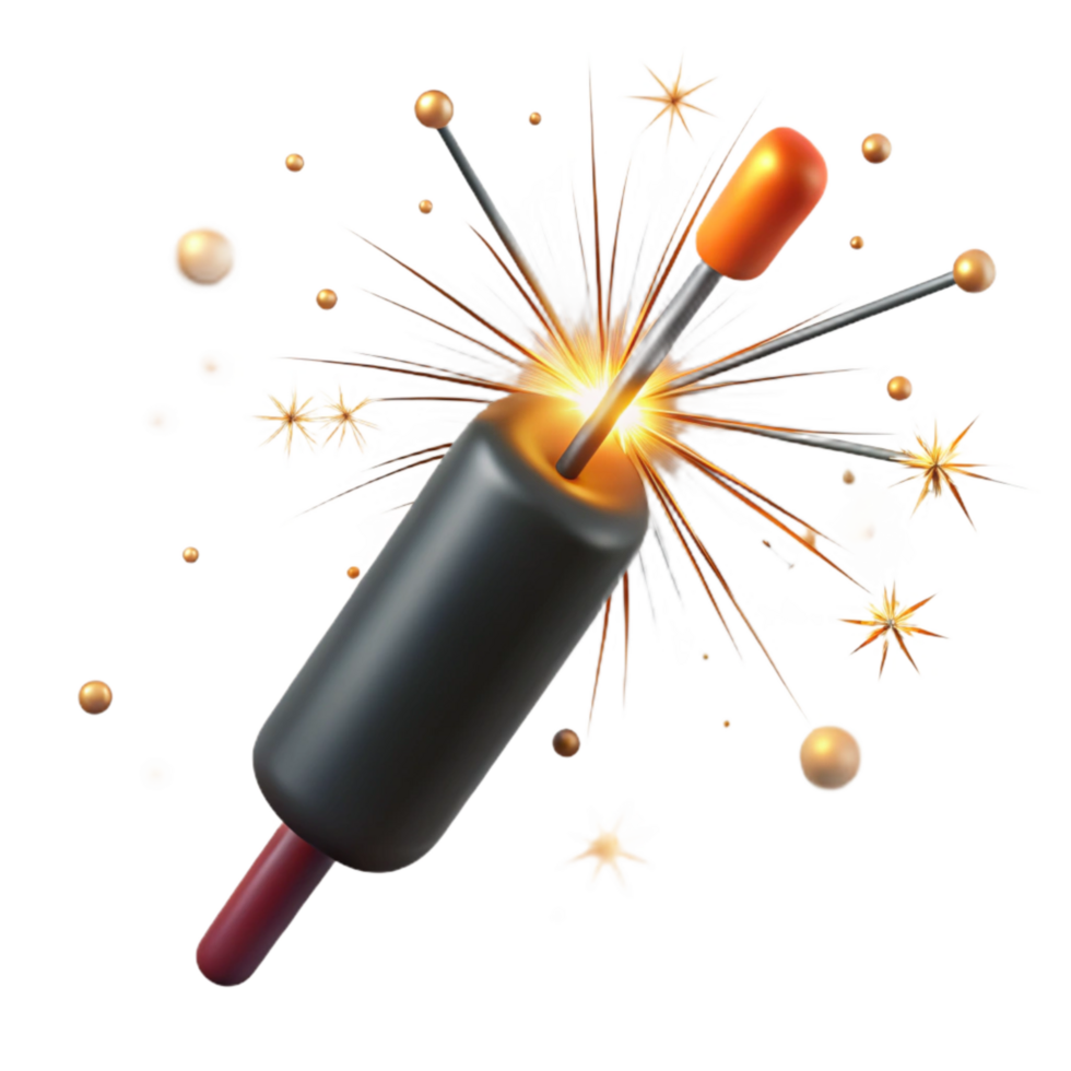 extraordinary minimalist Sparkler Closeup Bright Sparks Celebration Transparent Cutout high quality png