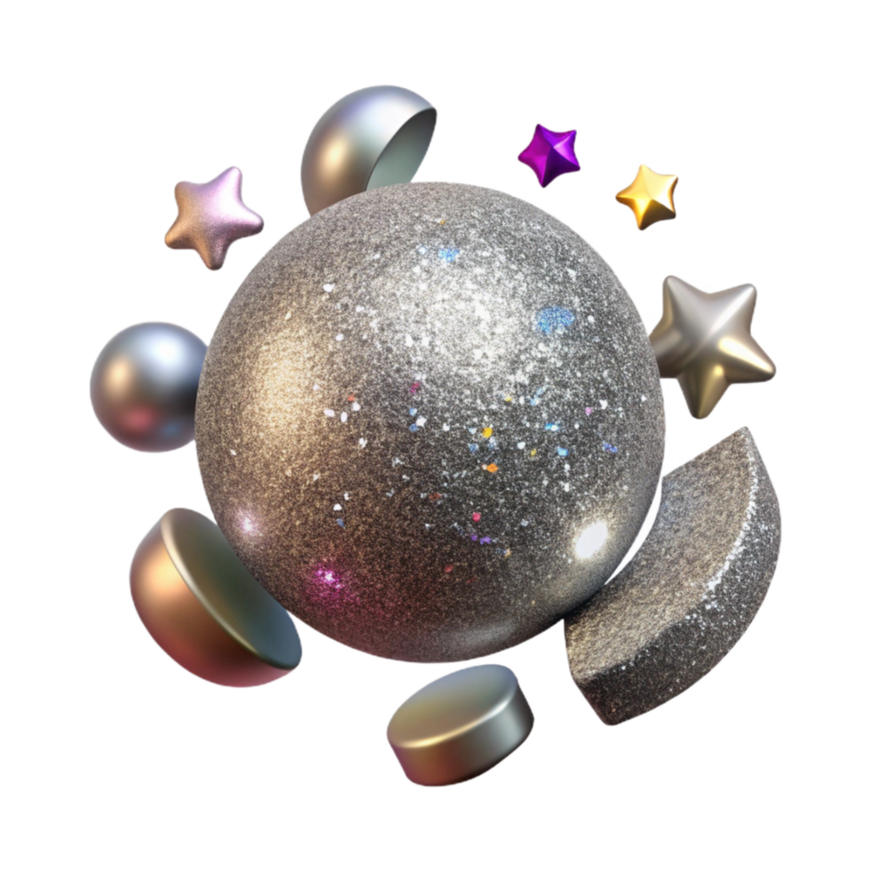 stunning minimalist Sparkle Effect Overlay Cutout with Bright Shine professional png
