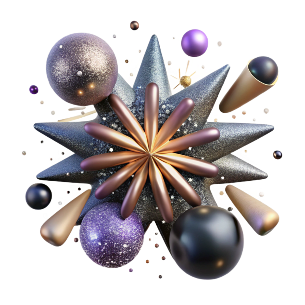 dramatic rustic Sparkle Effect with Starburst Transparent Background original png