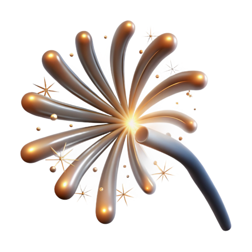 dramatic contemporary Sparkler Trail Light Streaks Celebration Transparent Cutout detailed png
