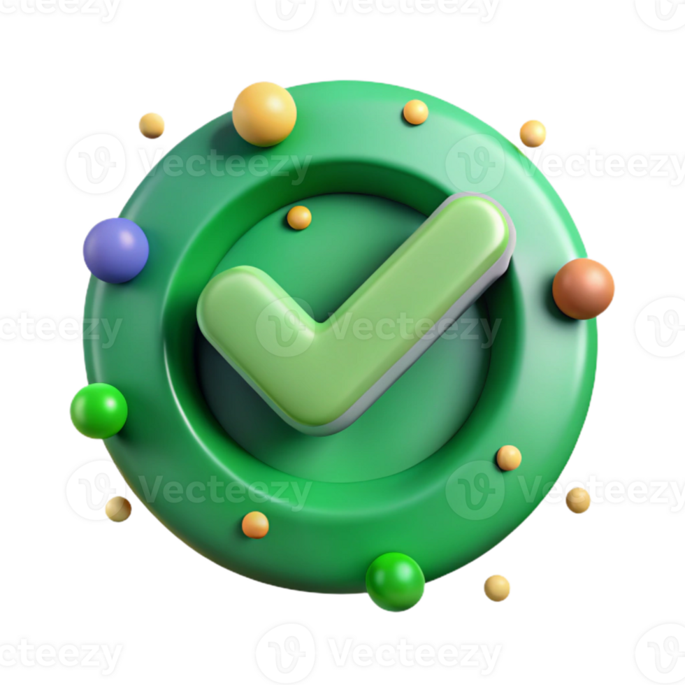 extraordinary creative Green Checkmark Icon Transparent Background with Bold Outline high resolution png