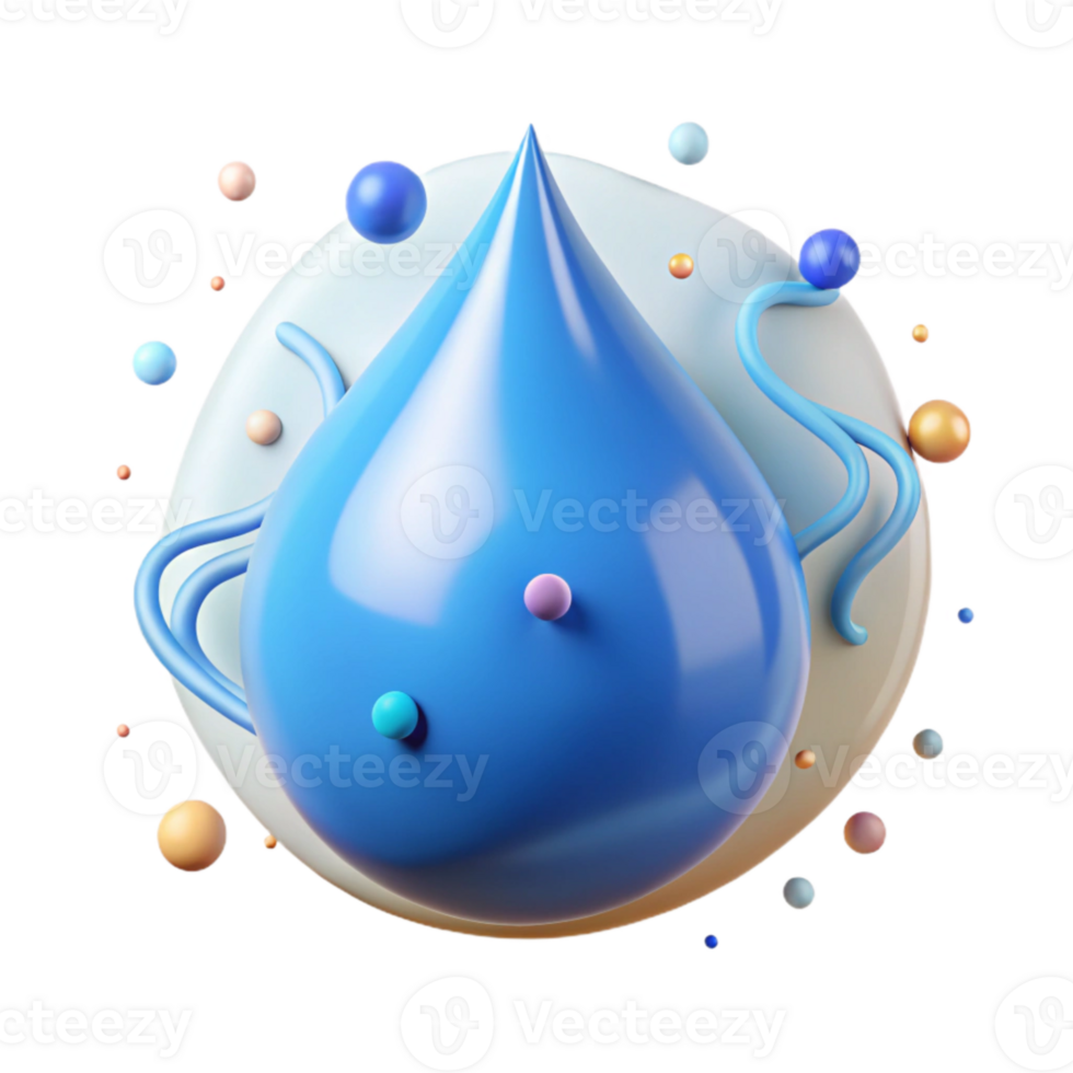extraordinary classic Light Blue Water Drop Isolated exclusive png
