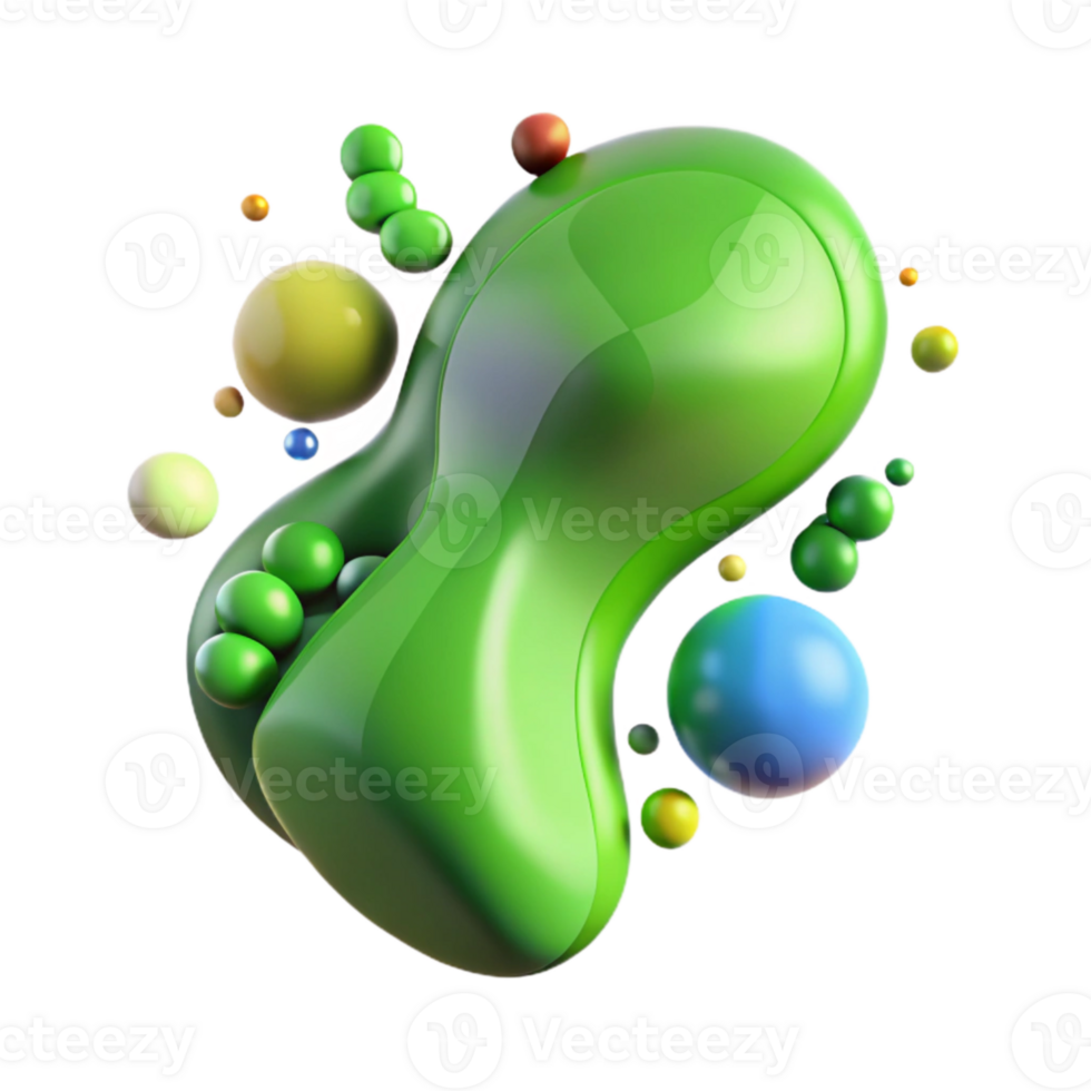elegant contemporary Green Footprint Transparent Element premium png