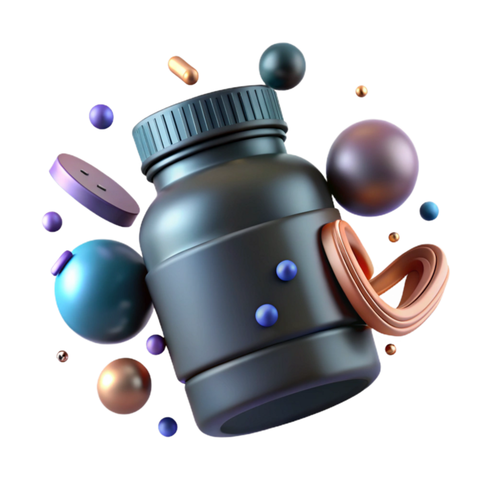 extraordinary rustic Sports Nutrition Supplement Container Label Design Isolated original png