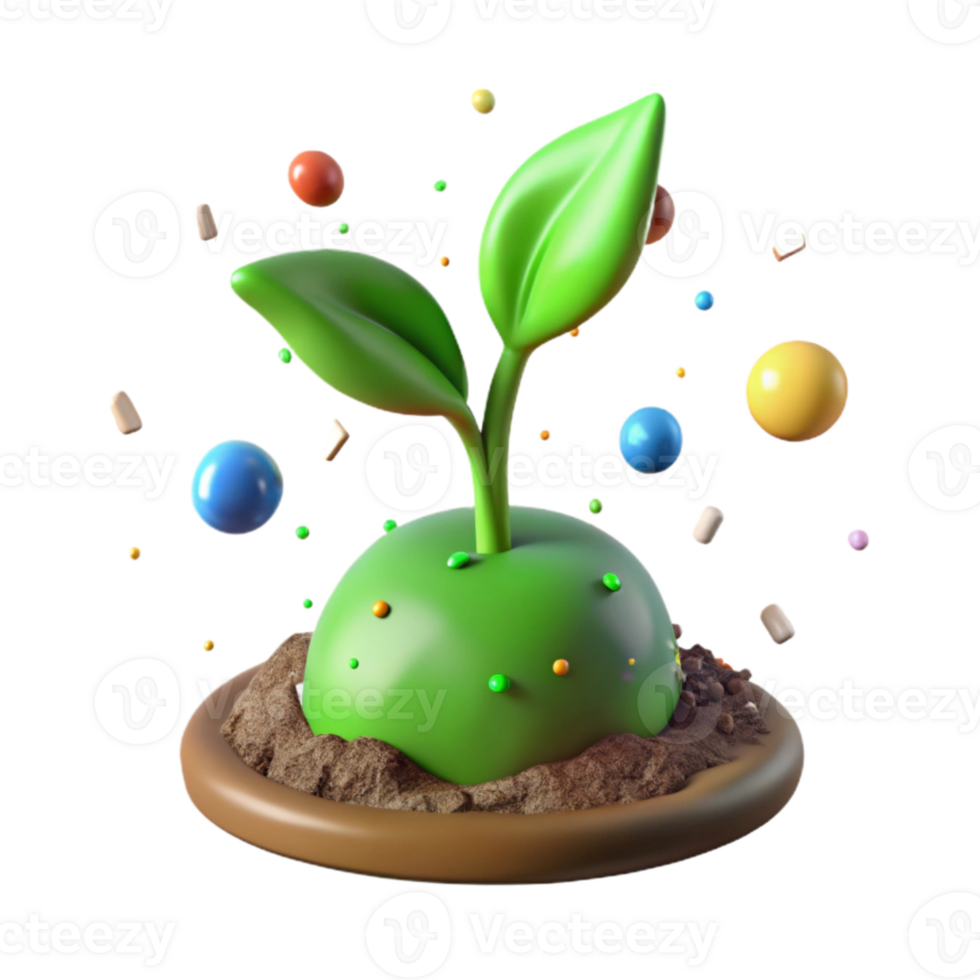 extraordinary artistic Green Seed Sprouting From Soil Timelapse View Transparent high resolution png