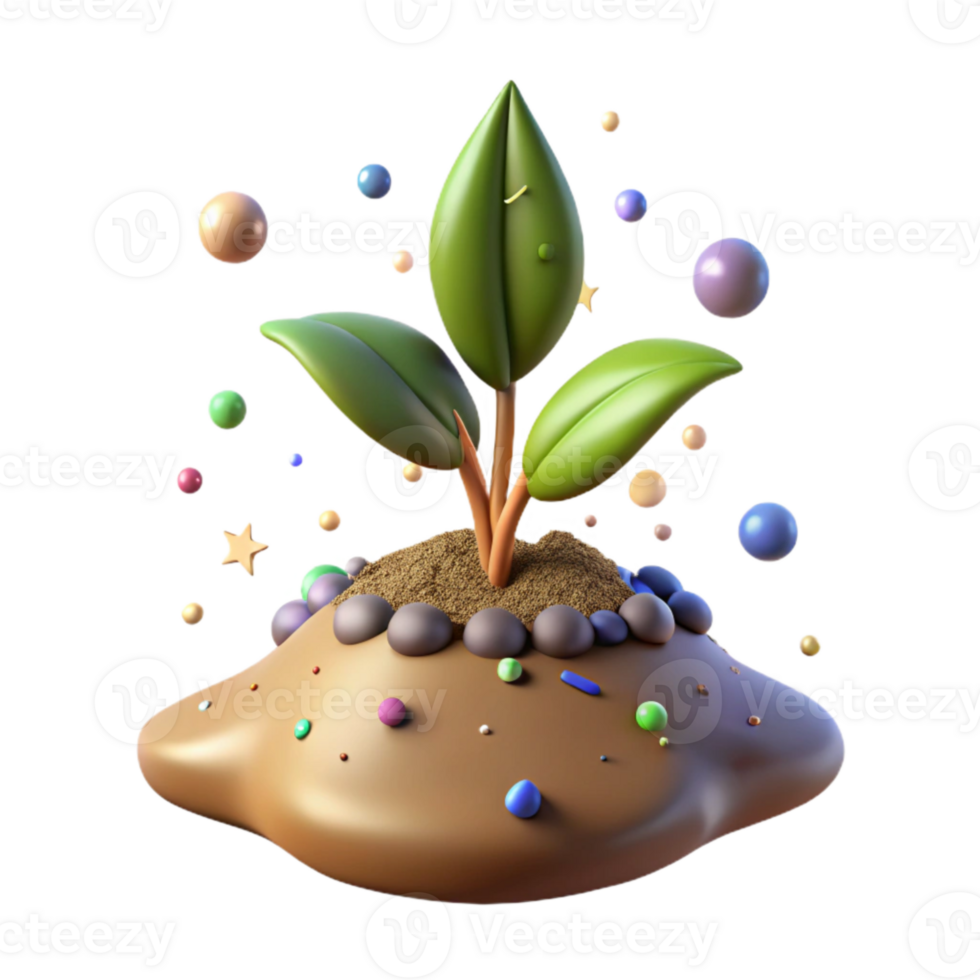 magnificent traditional Plant Growing in Soil Time Lapse Isolated Image original png