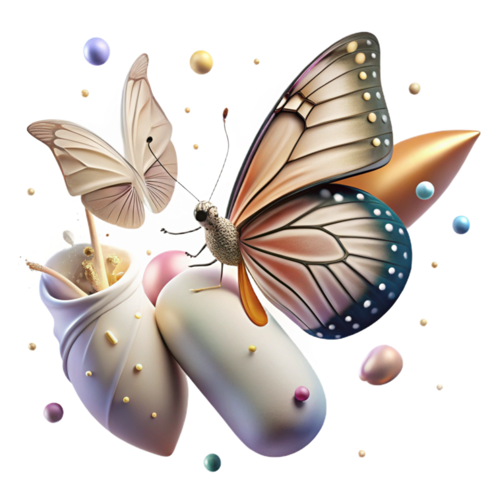 wonderful contemporary Spring Butterfly Emerging Chrysalis Cutout Transparent Background professional png