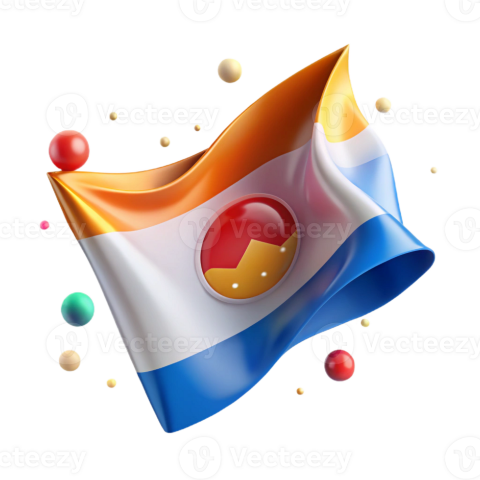 magnificent artistic National Flag Symbol Transparent with Drop Shadow exclusive png