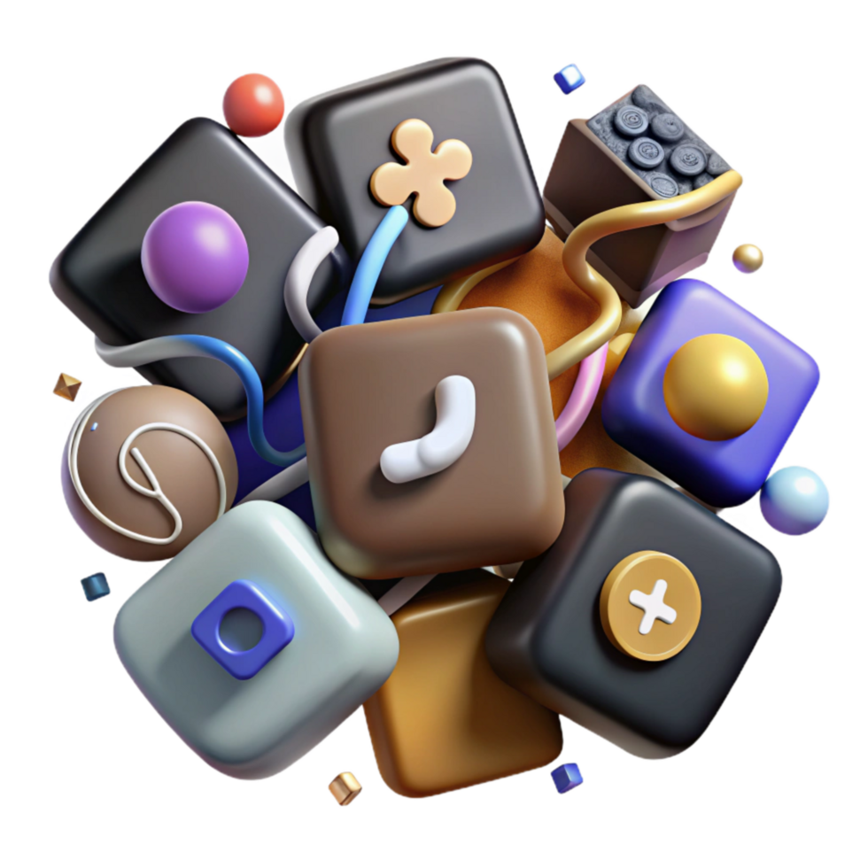 magnificent traditional Square Social Media Icons Collection Isolated Elements high quality png