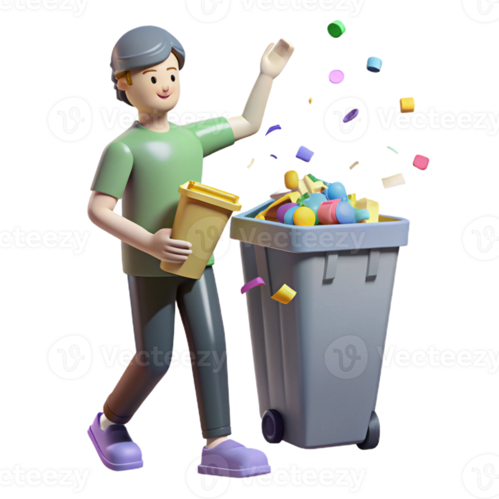 wonderful traditional Person Holding Recycling Bin Side View Transparent Cutout original png