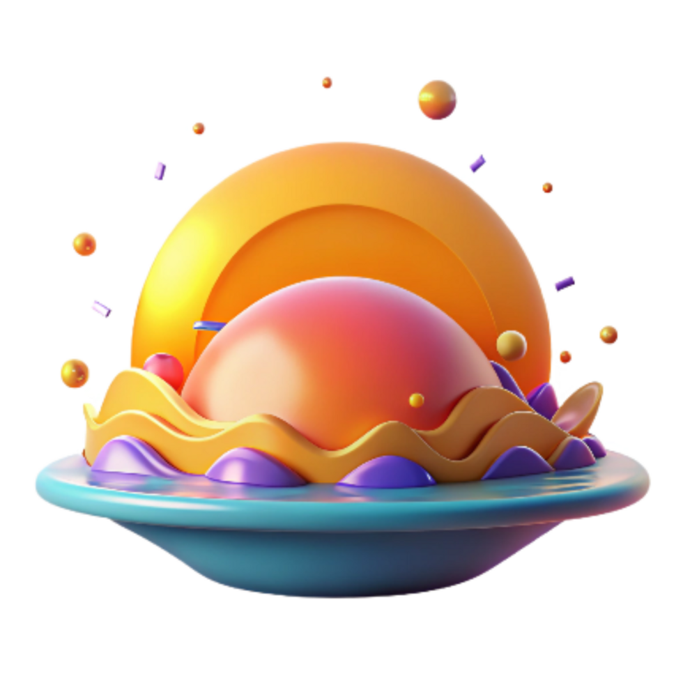 dramatic classic Ocean Sunrise Colorful Sky Cutout Orange Yellow Hues png