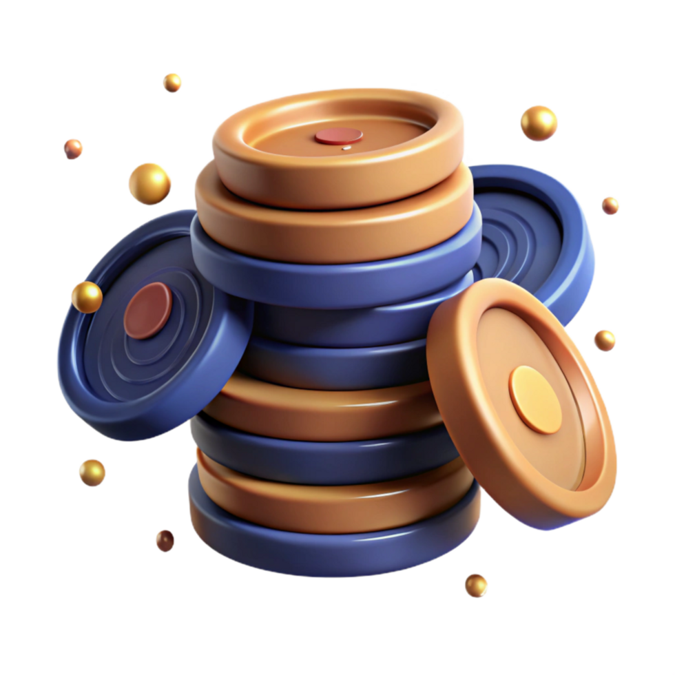 wonderful traditional Stack of Coins Side View Transparent detailed png
