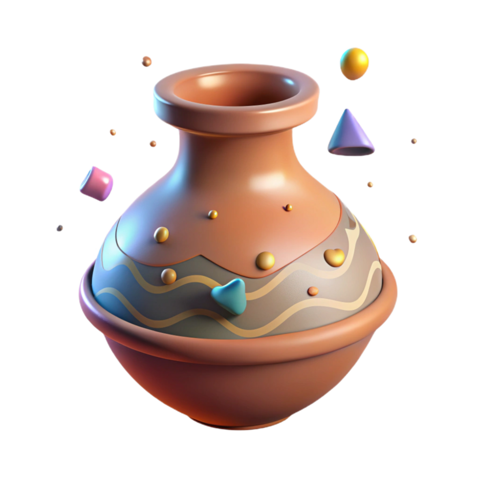 beautiful contemporary Preserved Artifact Ancient Pottery Shard Isolated Transparent exclusive png