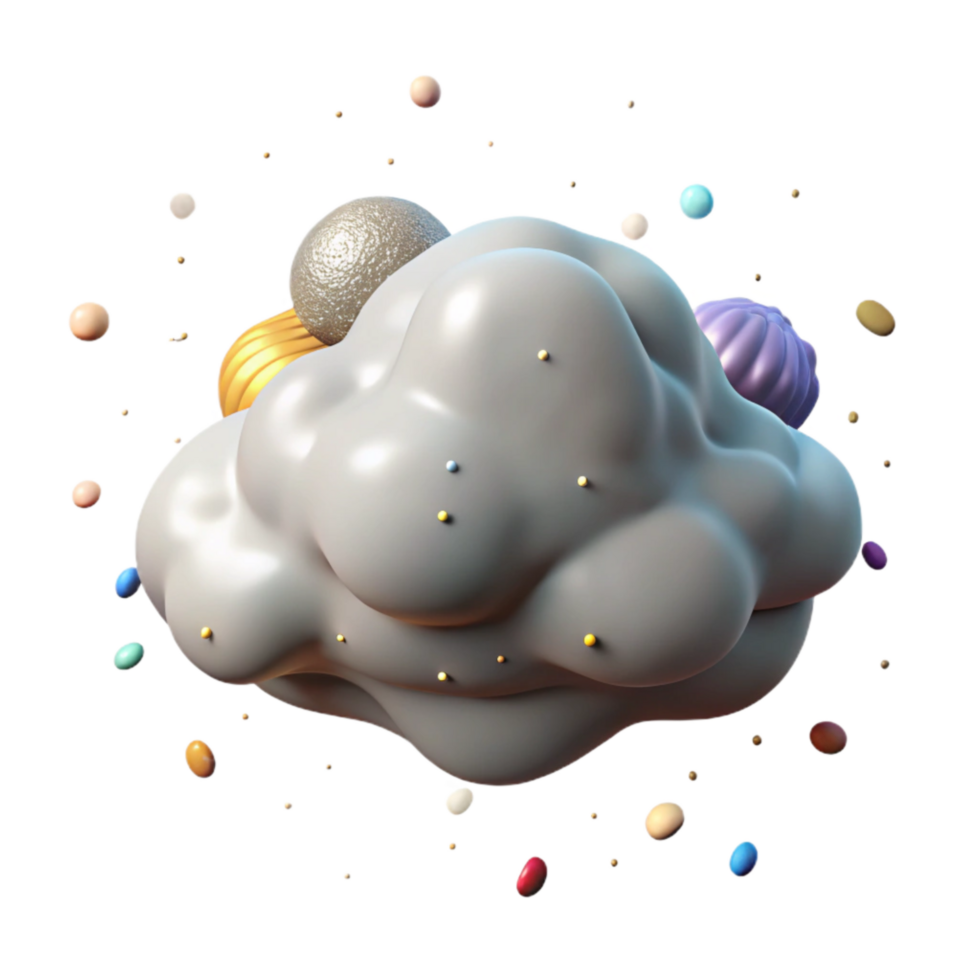 serene vintage Isolated Stratus Cloud with Smooth Texture high resolution png