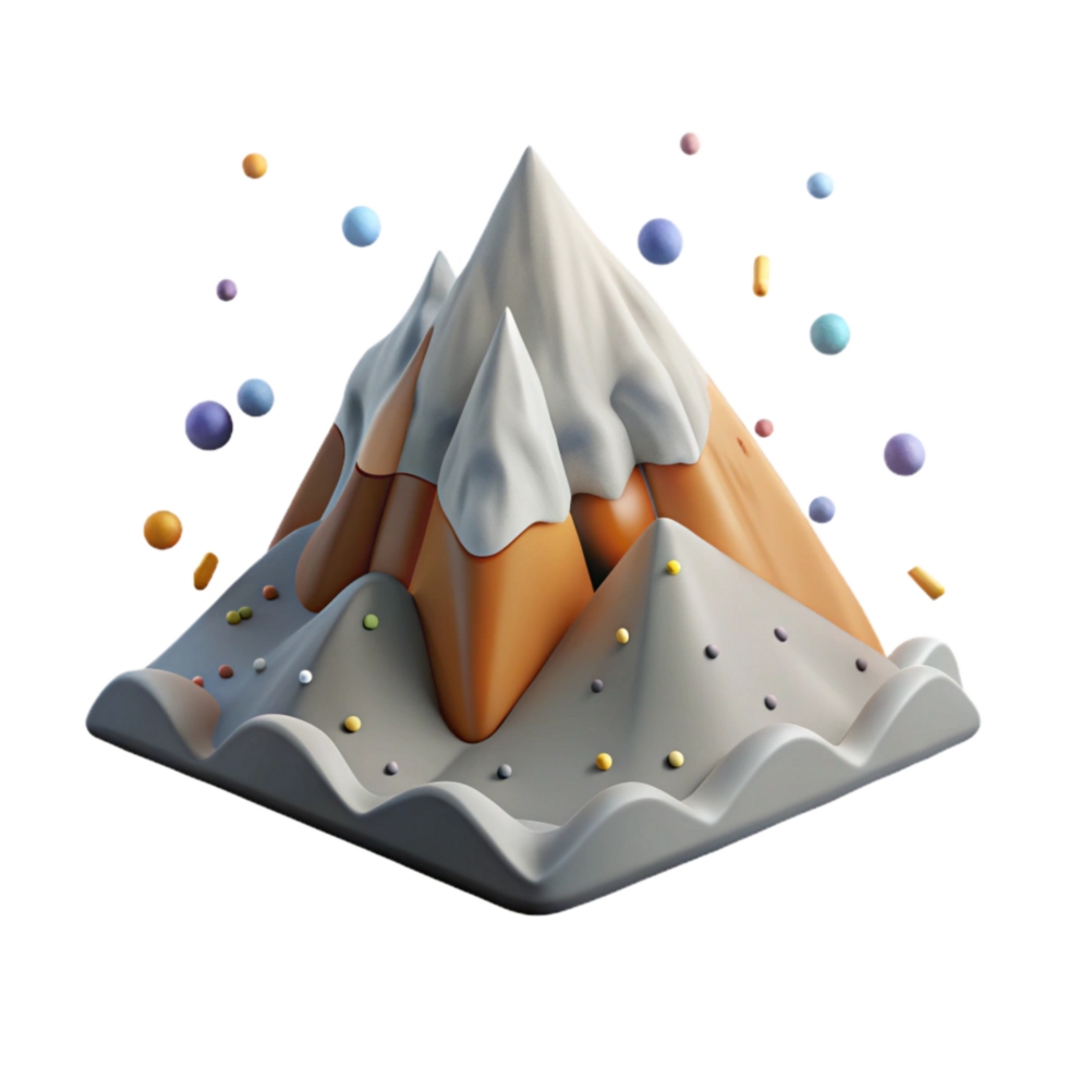 extraordinary vintage Hand Drawn Mountain Sketch Cutout on White Background genuine png