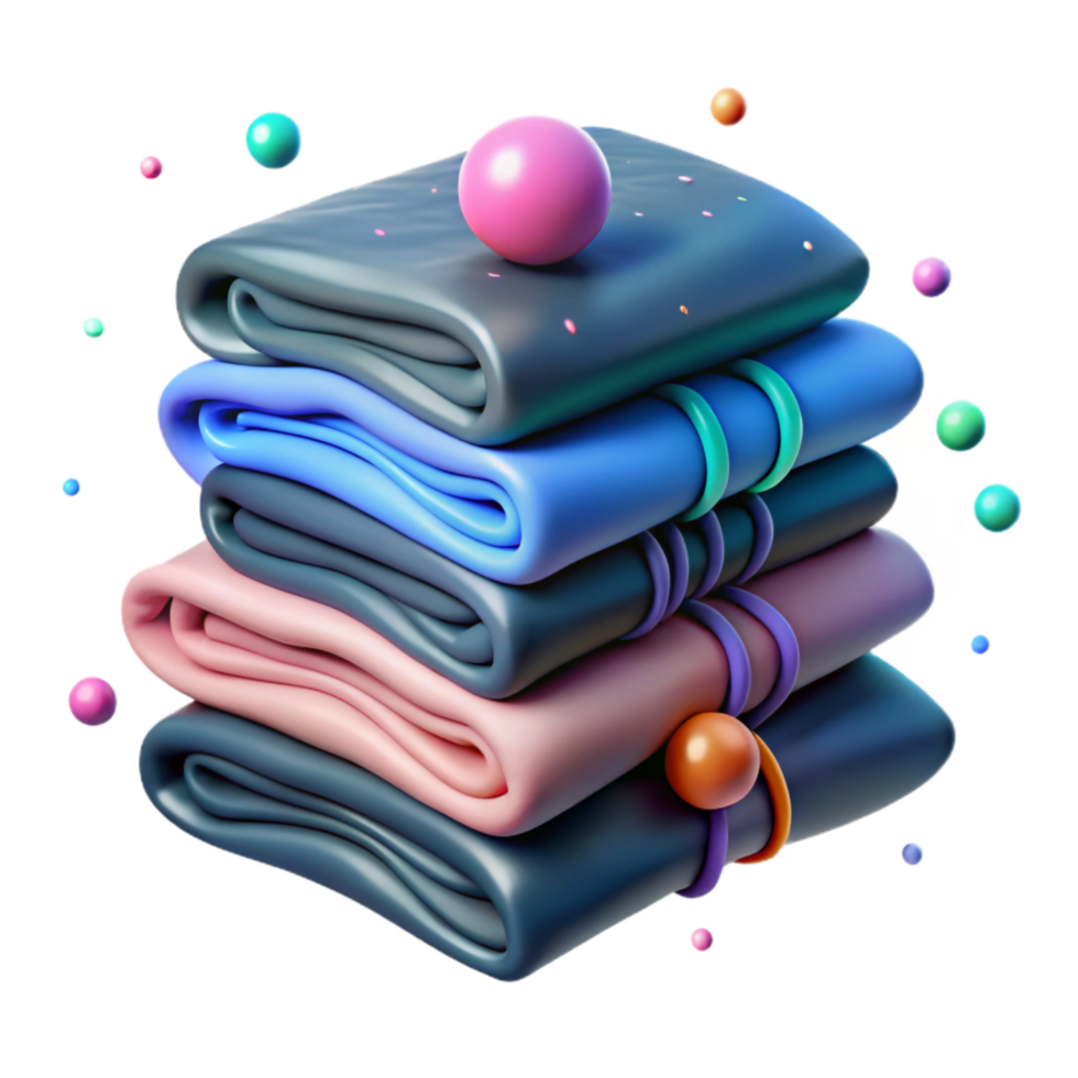 magnificent contemporary Stack of Towels Folded Transparent high quality png