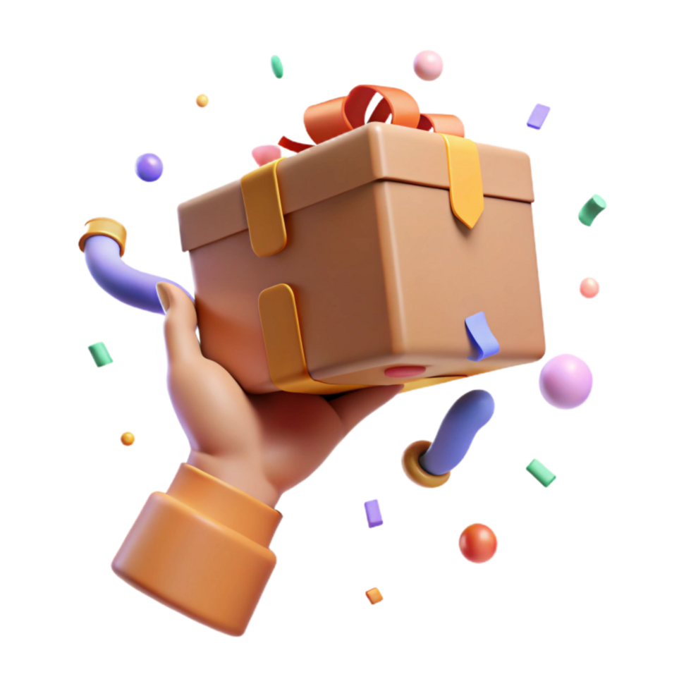 magnificent abstract Helping Hand Lifting Box Volunteer Work Transparent Background png