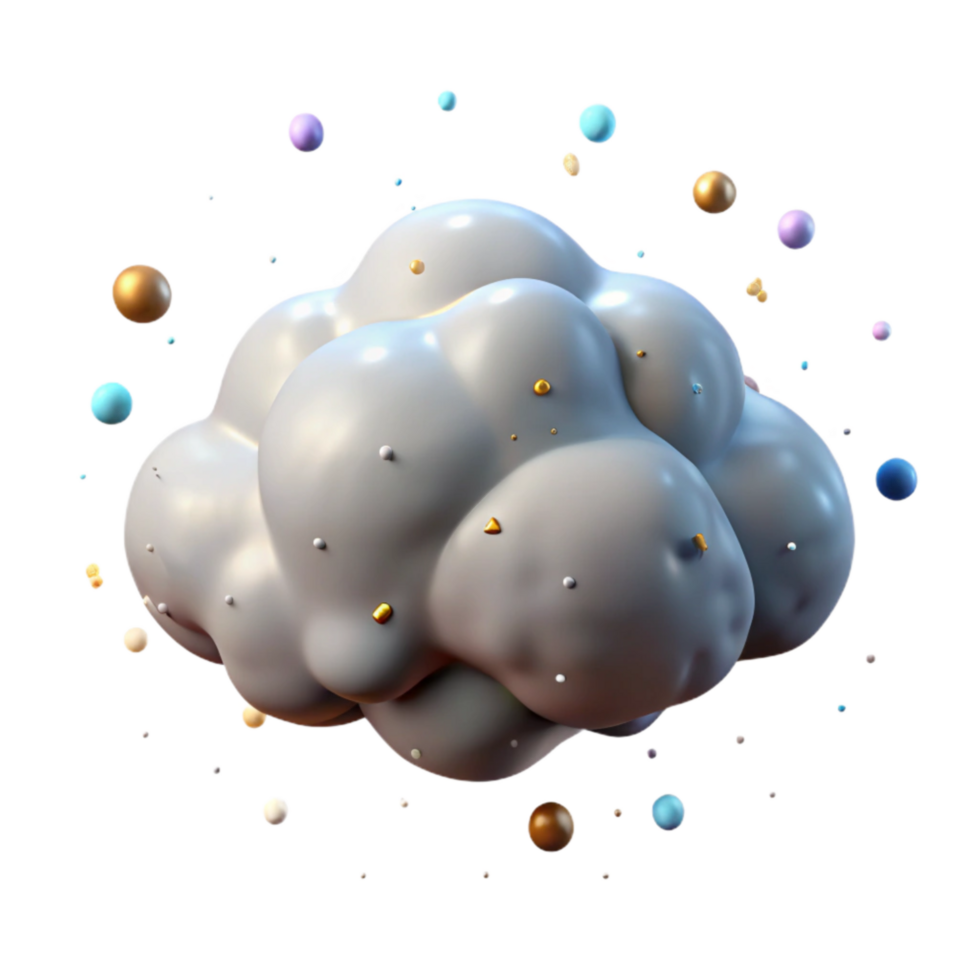 elegant contemporary Isolated Stratus Cloud with Smooth Texture professional png