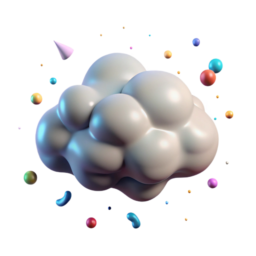 beautiful abstract Realistic Cloud with High Resolution Texture Isolated professional png