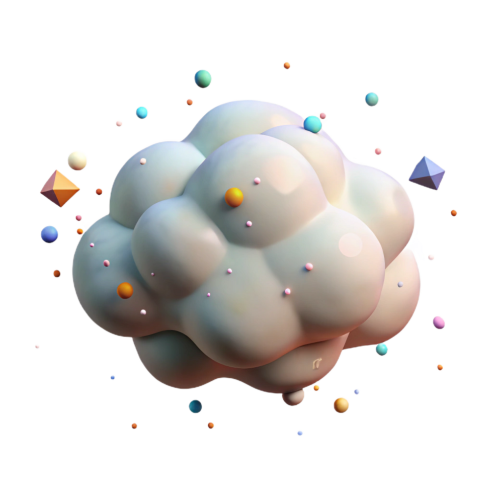 extraordinary vintage Isolated Cloud with Transparent Background authentic png