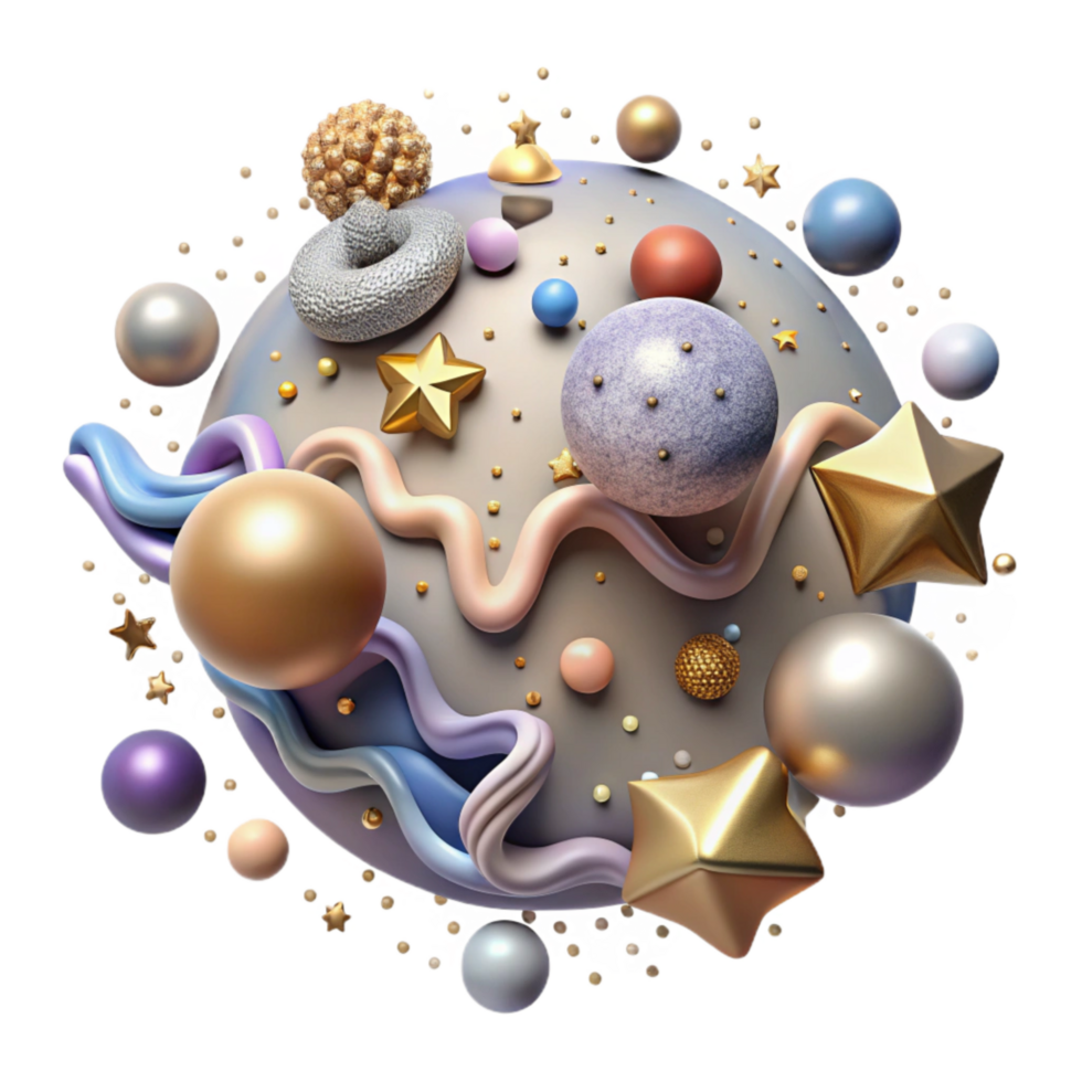 dramatic artistic Starfield Densely Packed Stars Cutout original png
