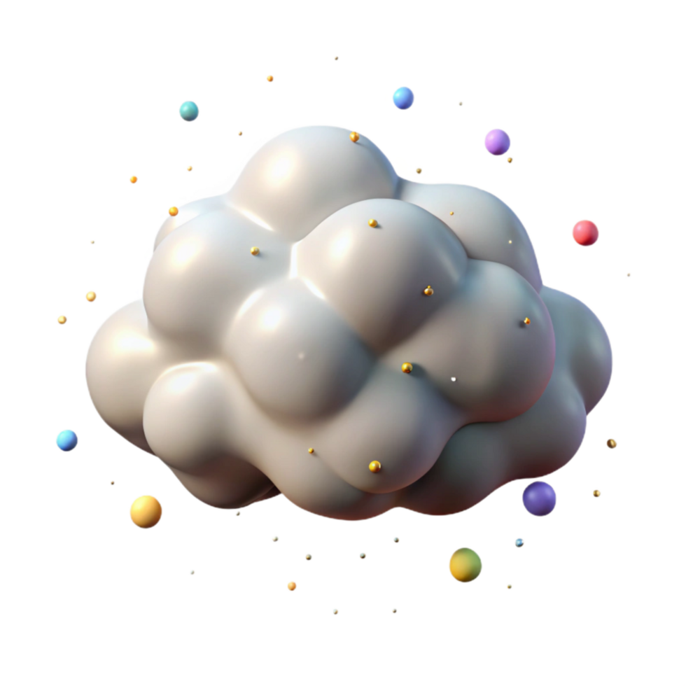 vibrant creative Realistic Stratus Cloud Layer Isolated png