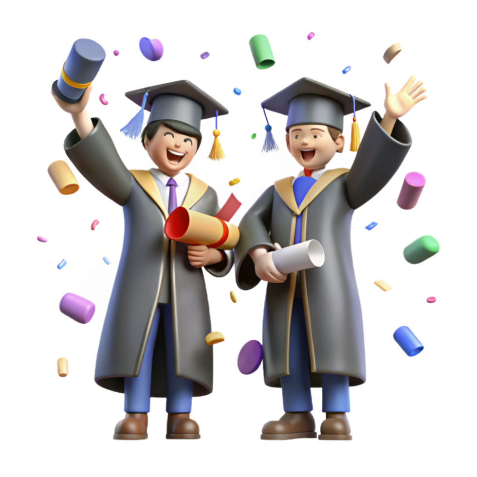 serene traditional Students Graduating From College Transparent Background exclusive png