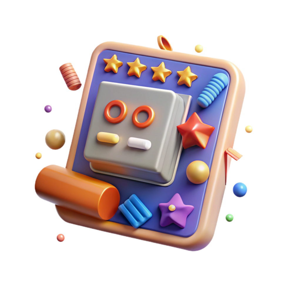 magnificent creative Stylized Game Over Screen Pixelated Text Isolated detailed png
