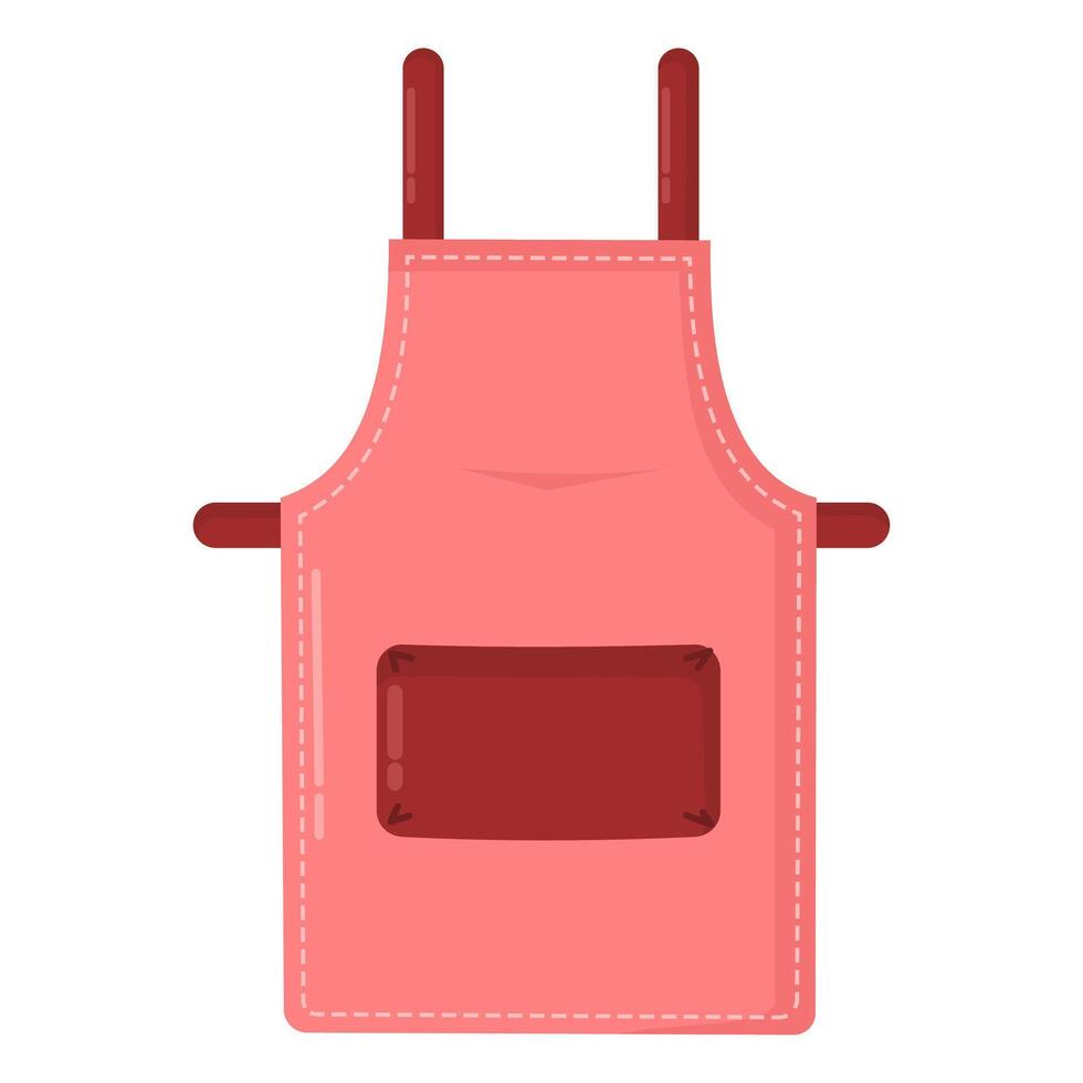 Apron illustration isolated on white background vector