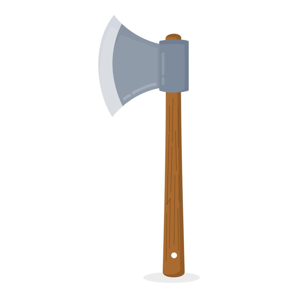 Axe illustration isolated on white background vector