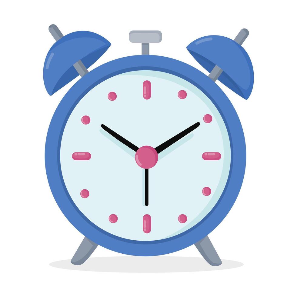 Alarm clock illustration isolated on white background vector