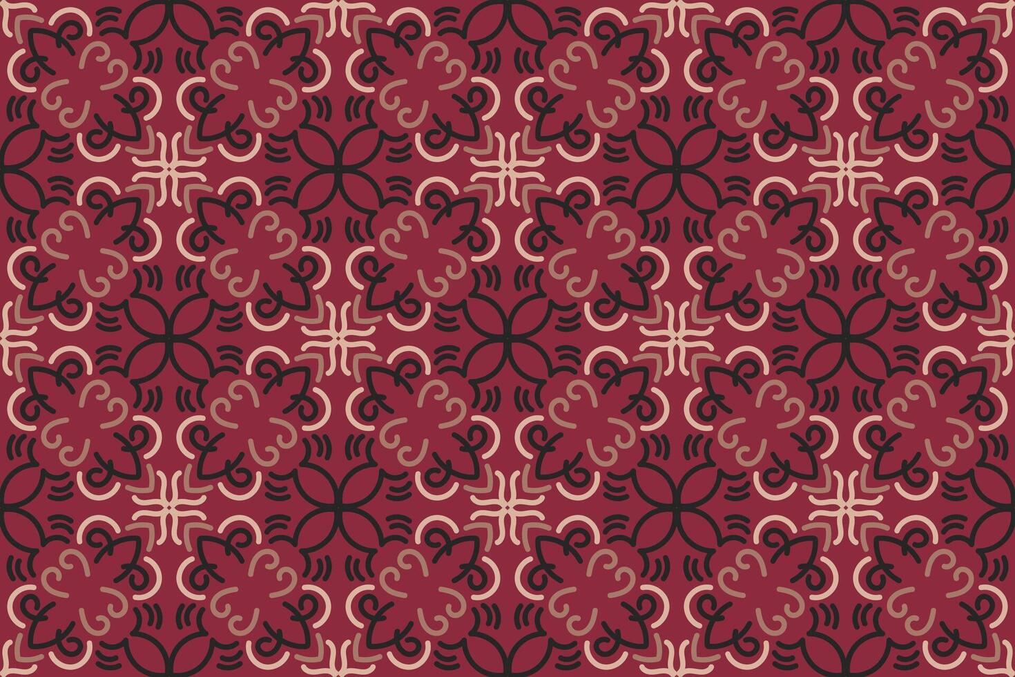 maroon luxury seamless pattern. Ornament, Traditional, Ethnic, Arabic, Turkish, Indian motifs. Great for fabric and textile, wallpaper, packaging design or any desired idea. vector