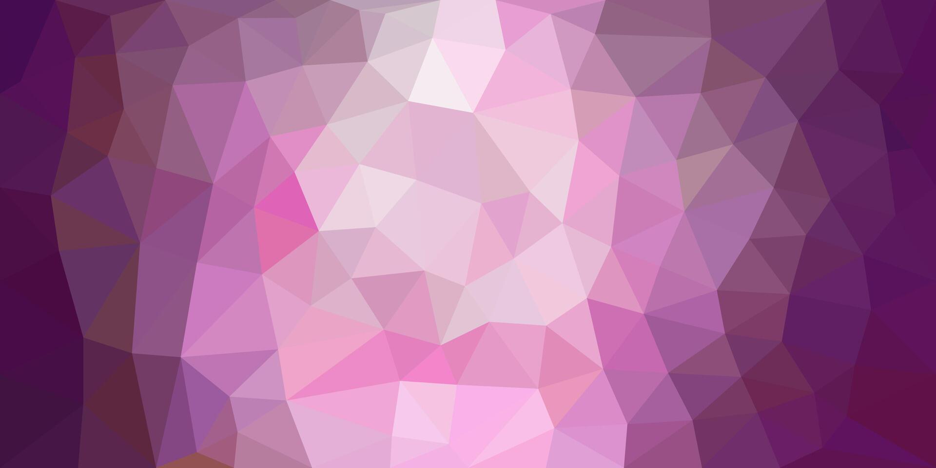 Abstract purple and pink low poly background with soft gradients and polygonal shapes. A modern geometric design with a dreamy and artistic visual effect. vector