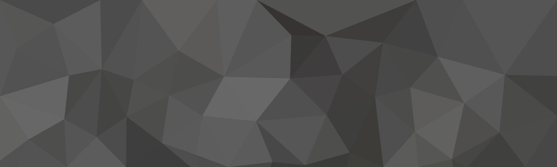 A sleek, monochromatic geometric pattern in varying shades of gray creates a modern, faceted texture. vector